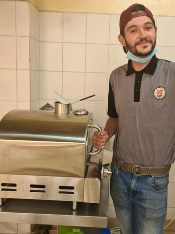 Gas pizza oven