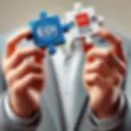 EDI Connector linking with Exact Online like puzzle pieces
