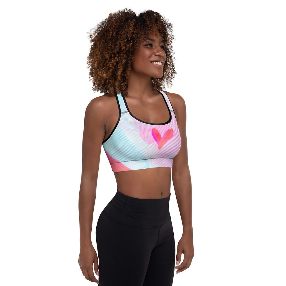 Thumbnail: PAINTED LOVE - All-Over Print Padded Sports Bra