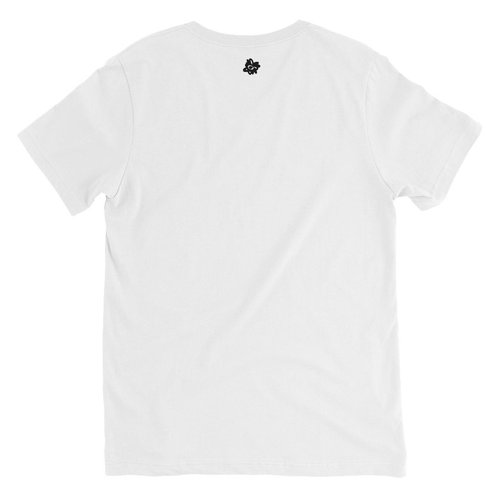 Thumbnail: FUN FLOWER - Unisex Short Sleeve V-Neck T-Shirt