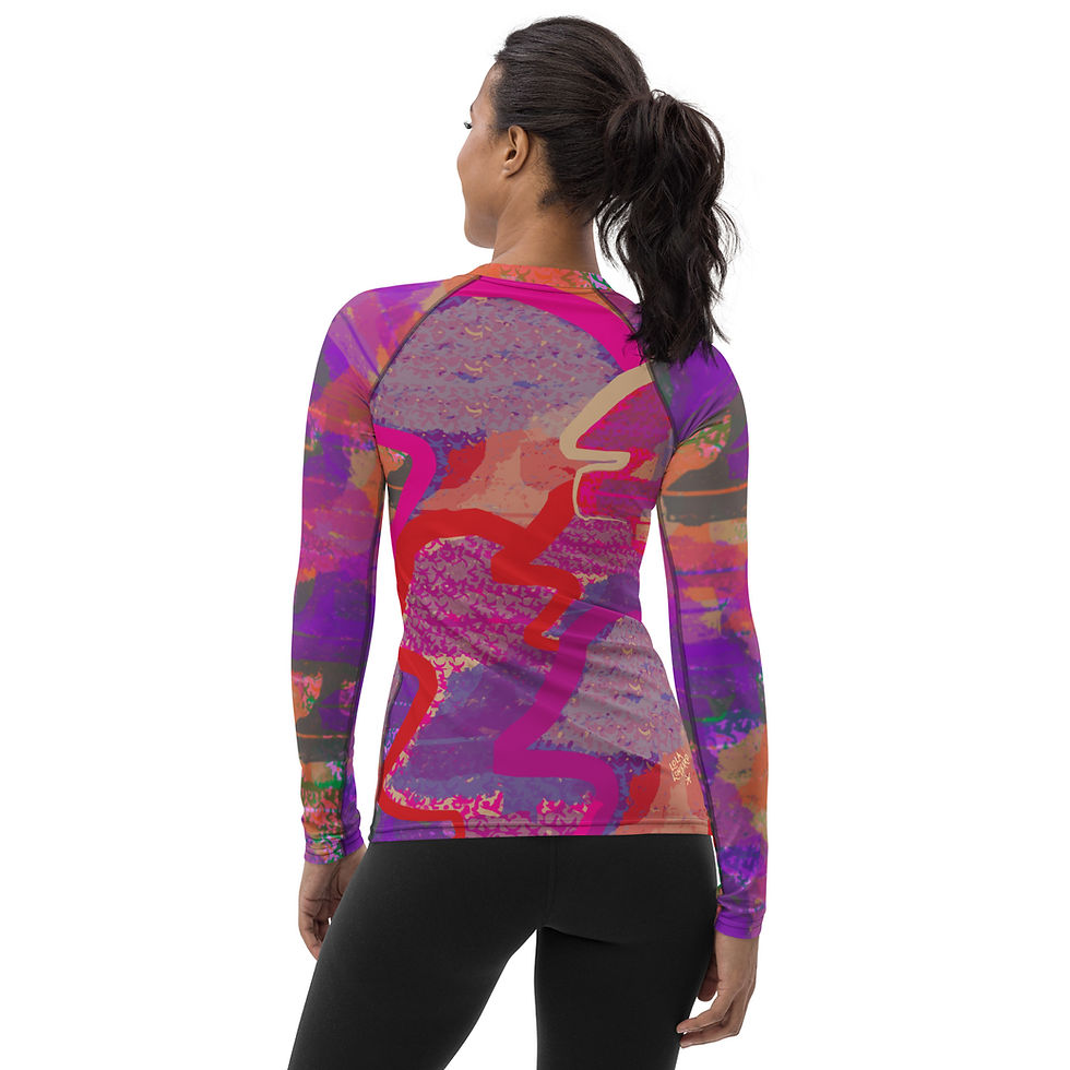 Thumbnail: BONSAI - DEEP FOREST - Women's Rash Guard