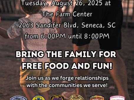 2nd Annual Oconee Night Out Scheduled for Tuesday, August 26th