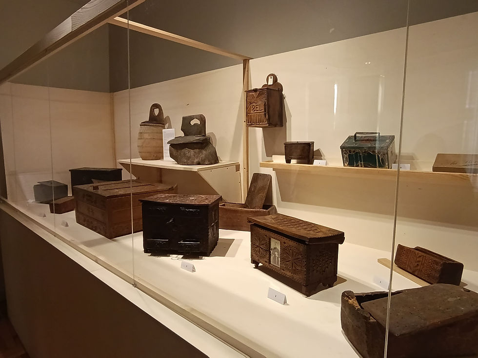 Illustration Musée Douët. Boîtes, Caroline Pouille