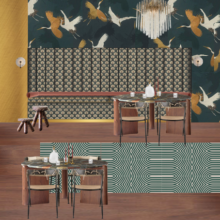 Behind The Design - Vintage Luxe Lounge