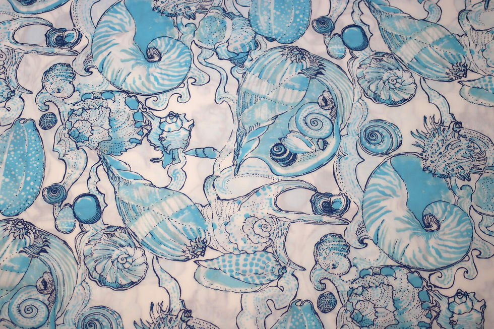 Cotton fabric sea