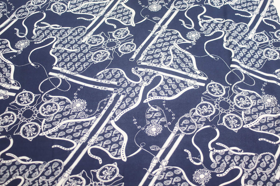 Paris Viscose Print Fabric - Tissu Viscose Paris - Asamani Fabric