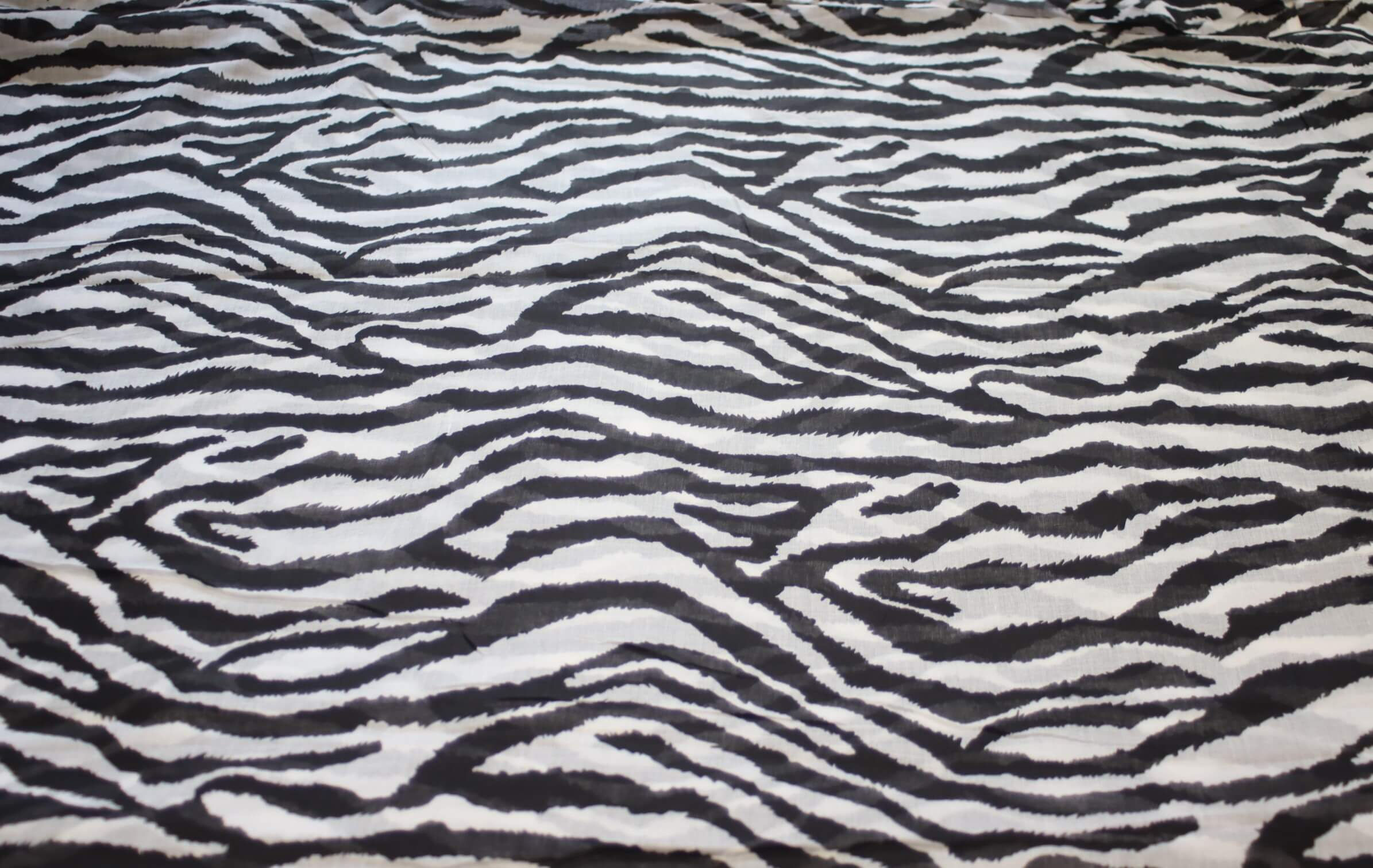 Zebra Voile Cotton Fabric - Tissu Coton Voile Zèbre - Asamani Fabrics