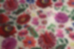 Floral Print Fabric in Red / Pink
