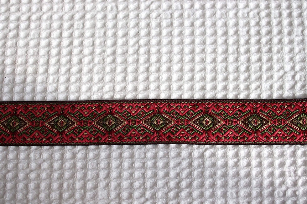 embroidered ribbon - ruban brode