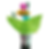 Thumbnail: Jute Flowers Handmade Sustainable 2 Leaf Bud Stand Bouquet