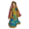 Handmade Blue Bridal Doll | Traditional Indian Wedding Doll | Artisan Decorative