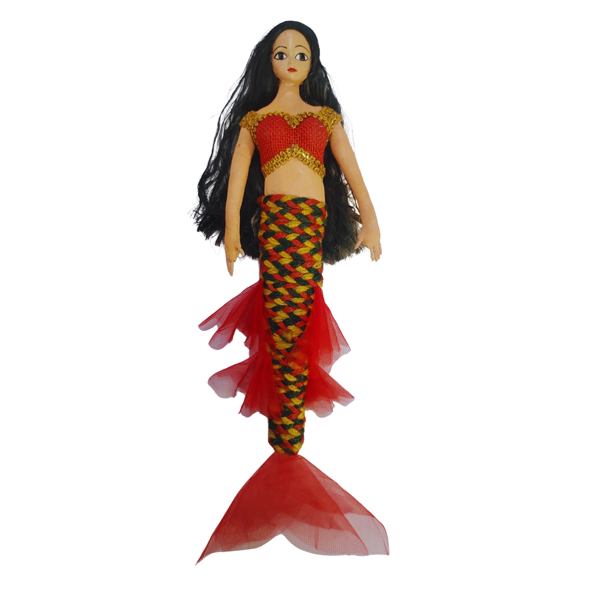 Handmade Mermaid Doll | Decorative Fantasy Doll | Artisan Craft Showpiece