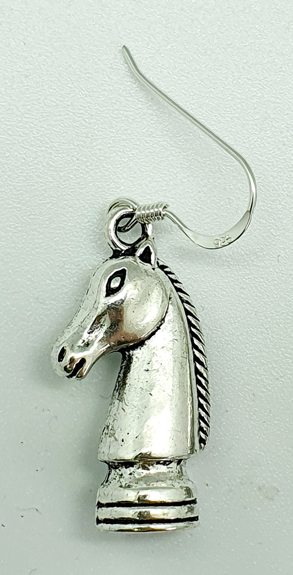 Thumbnail: Knight chess piece earrings