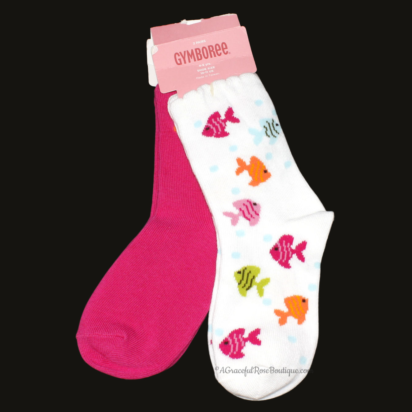 clownfish angelfish socks front view