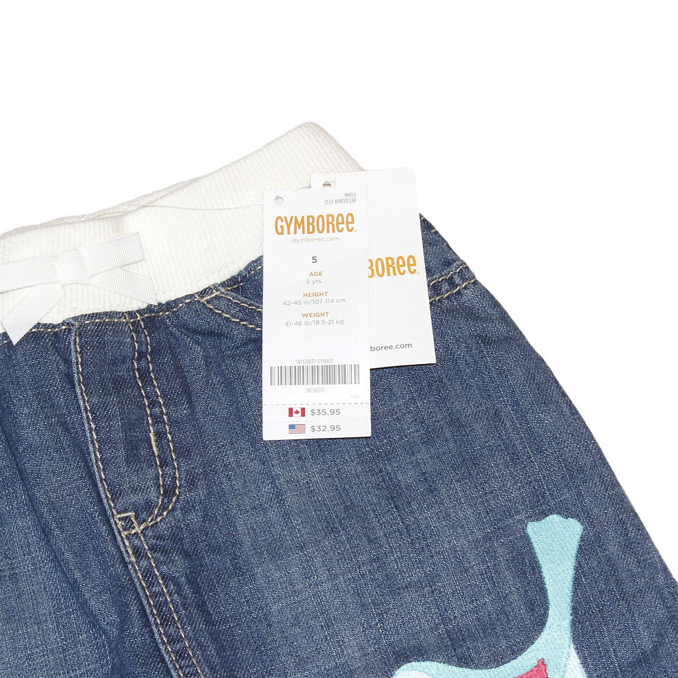 Thumbnail: denim bird skirt tag