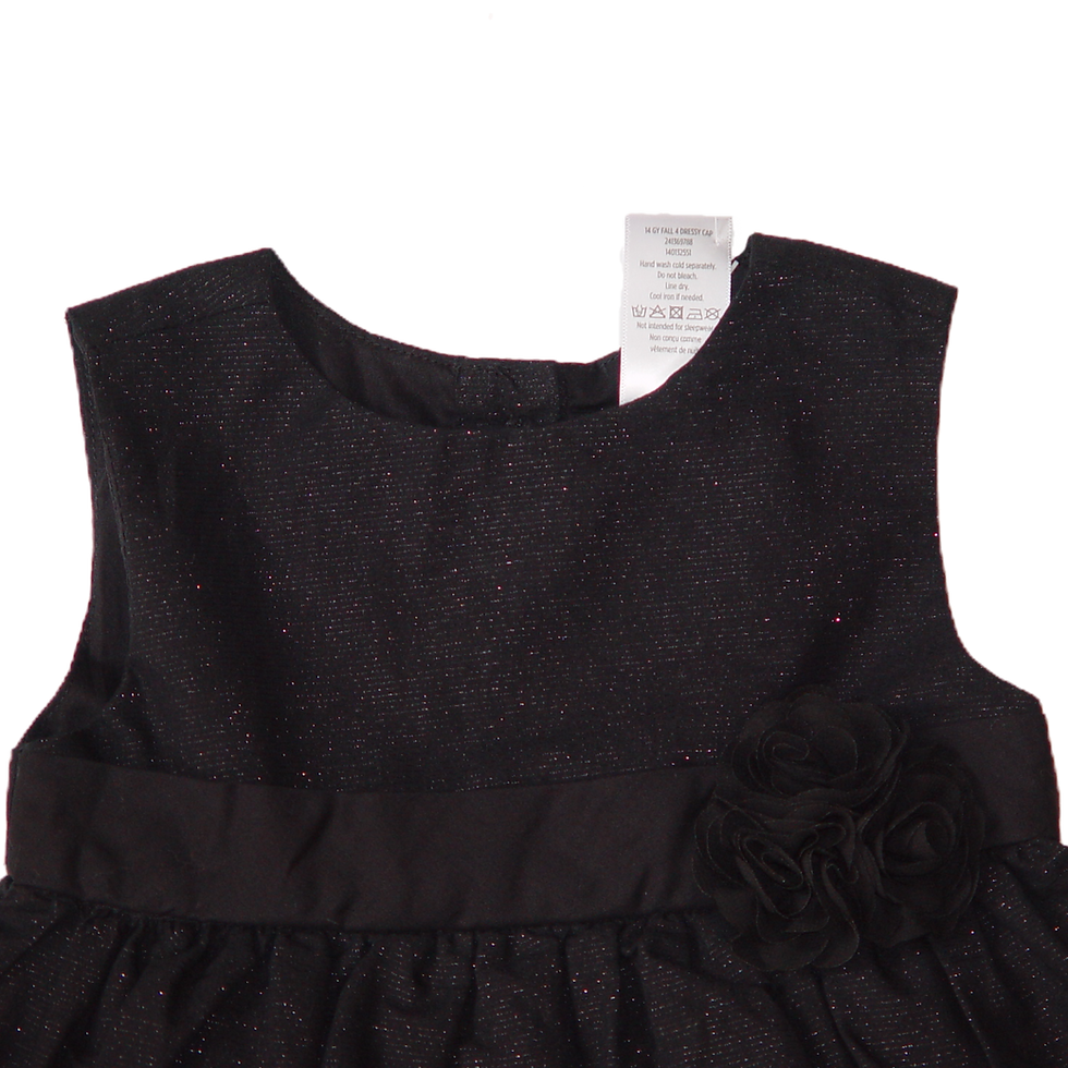 infant shimmer dress top