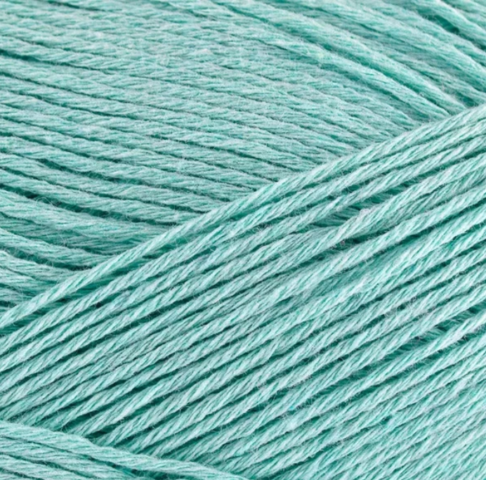 algodon de 100 gramos color verde agua