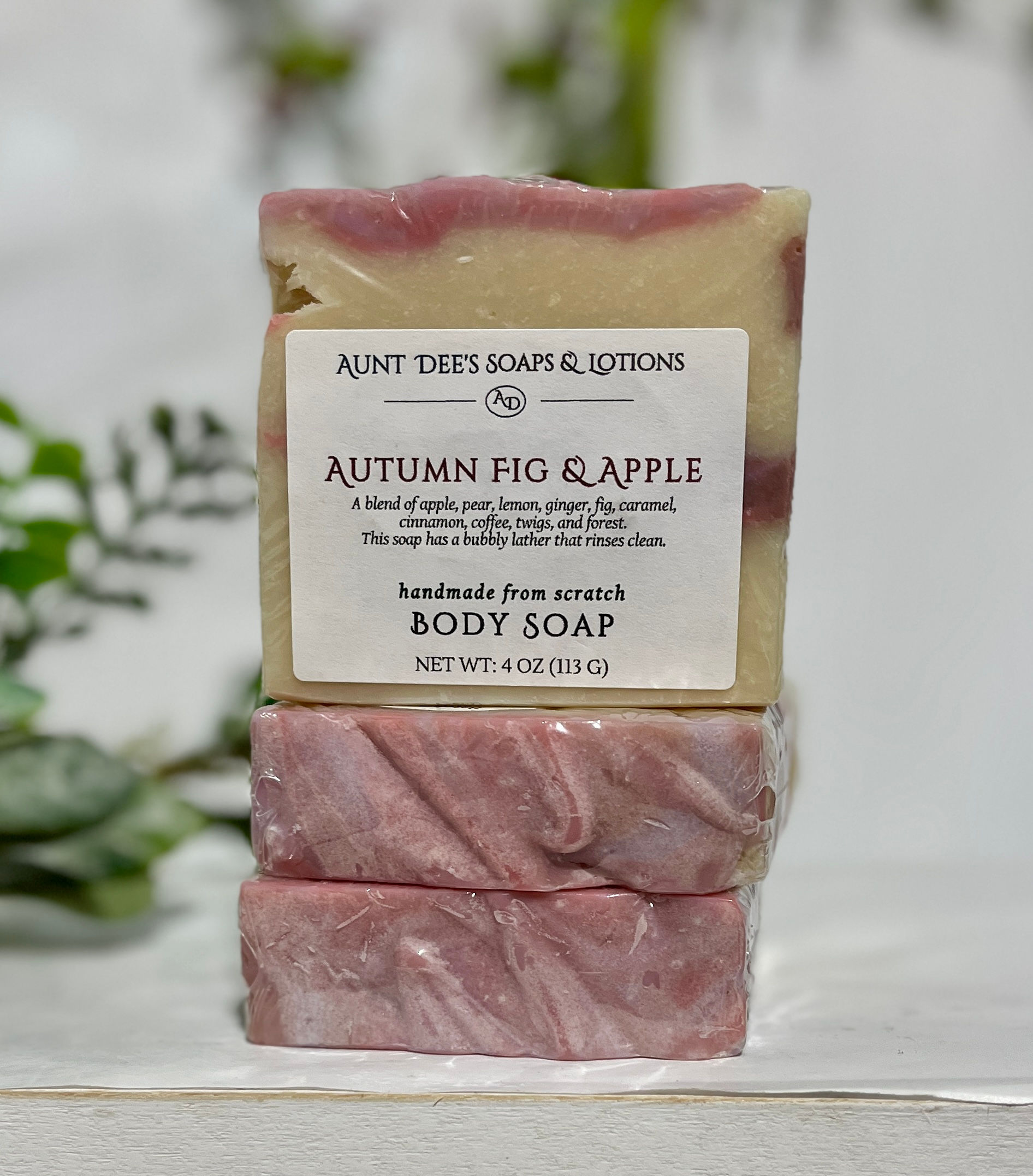 Autumn Fig & Apple soap