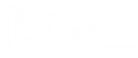 The Grid Nails & Skincare Logo White PNG