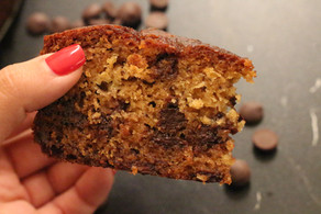 עוגת בננות שוקולד