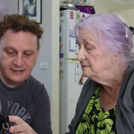Looking forward to being able to share soon. Here I am with Aunty Marice Henare. OOOh the secret.