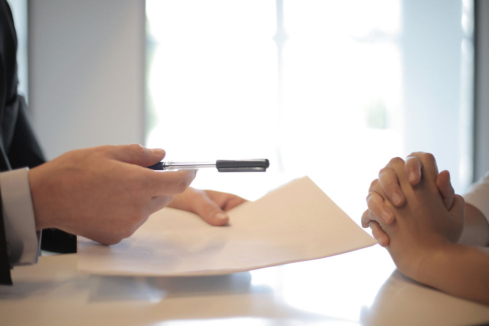 The lender explaining for a loan did not get approved