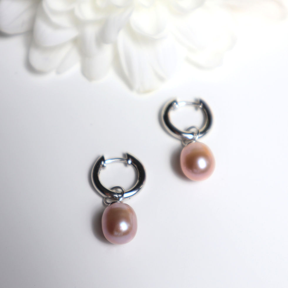 Miniaturbild: Ohrringe Rosy Pearl