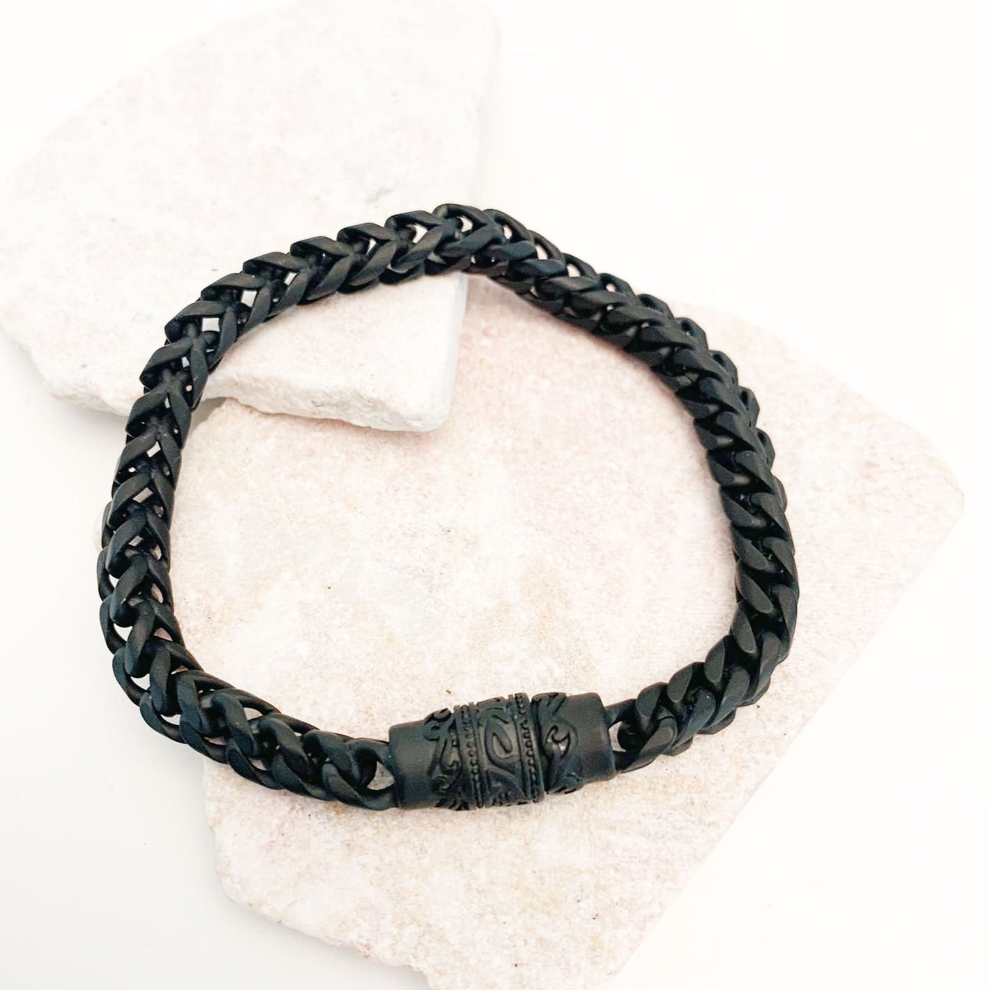 Armband Edelstahl Schwarz Zürich