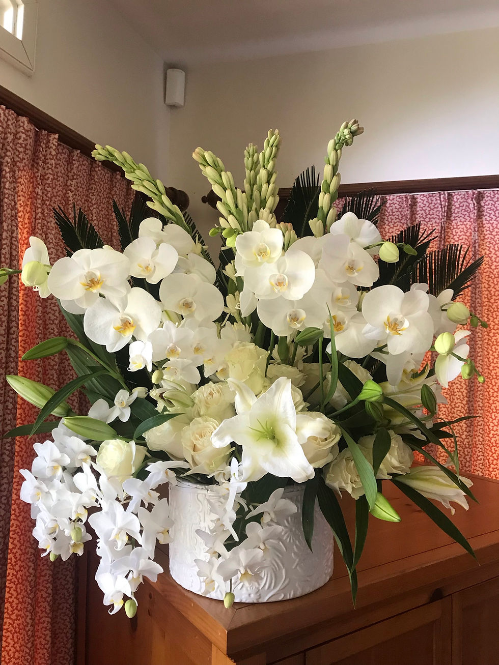 Lovely Orchids and Roses