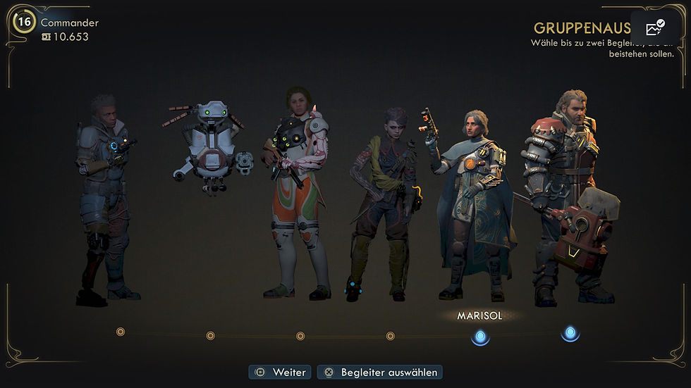 Tja, wen nimmt man mit auf die Reise?