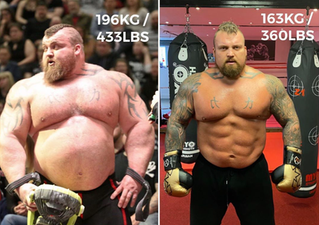 How the World's Strongest Man lost 50kg