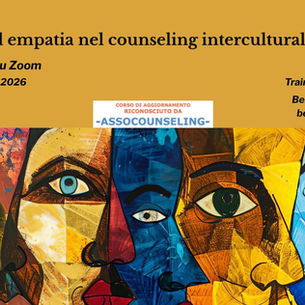 Locandina corso online Ascolto ed empatia nel counseling interculturale