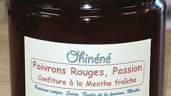 Confiture de Poivrons, Menthe et Passion