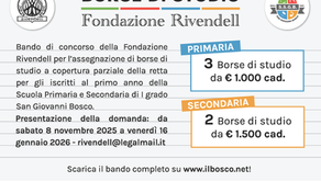 BORSE DI STUDIO RIVENDELL A.S. 2026/27