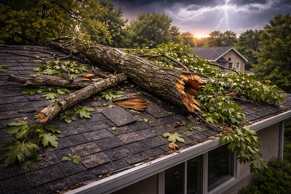 roof inspection after storm macomb michigan roofing contractor