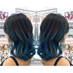 Her birthday wish was to have blue hair! Her wish was granted! Thank you _gduarte86 for letting me t