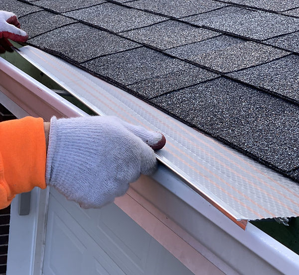 gutter guard-installation