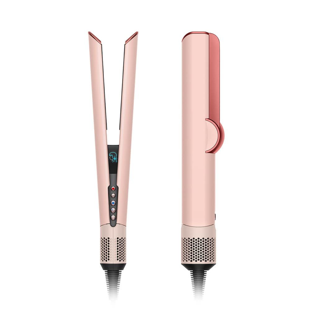 Dyson airstrait™ 二合一吹風直髮器 山櫻粉禮盒版