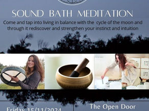 Full Moon Sound Bath Meditation