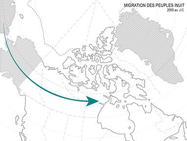 La migration des peuples Inuit