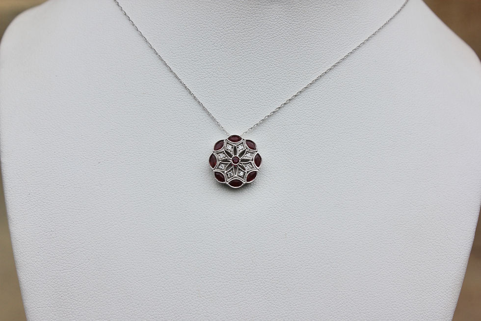 Fancy Ruby Pendant