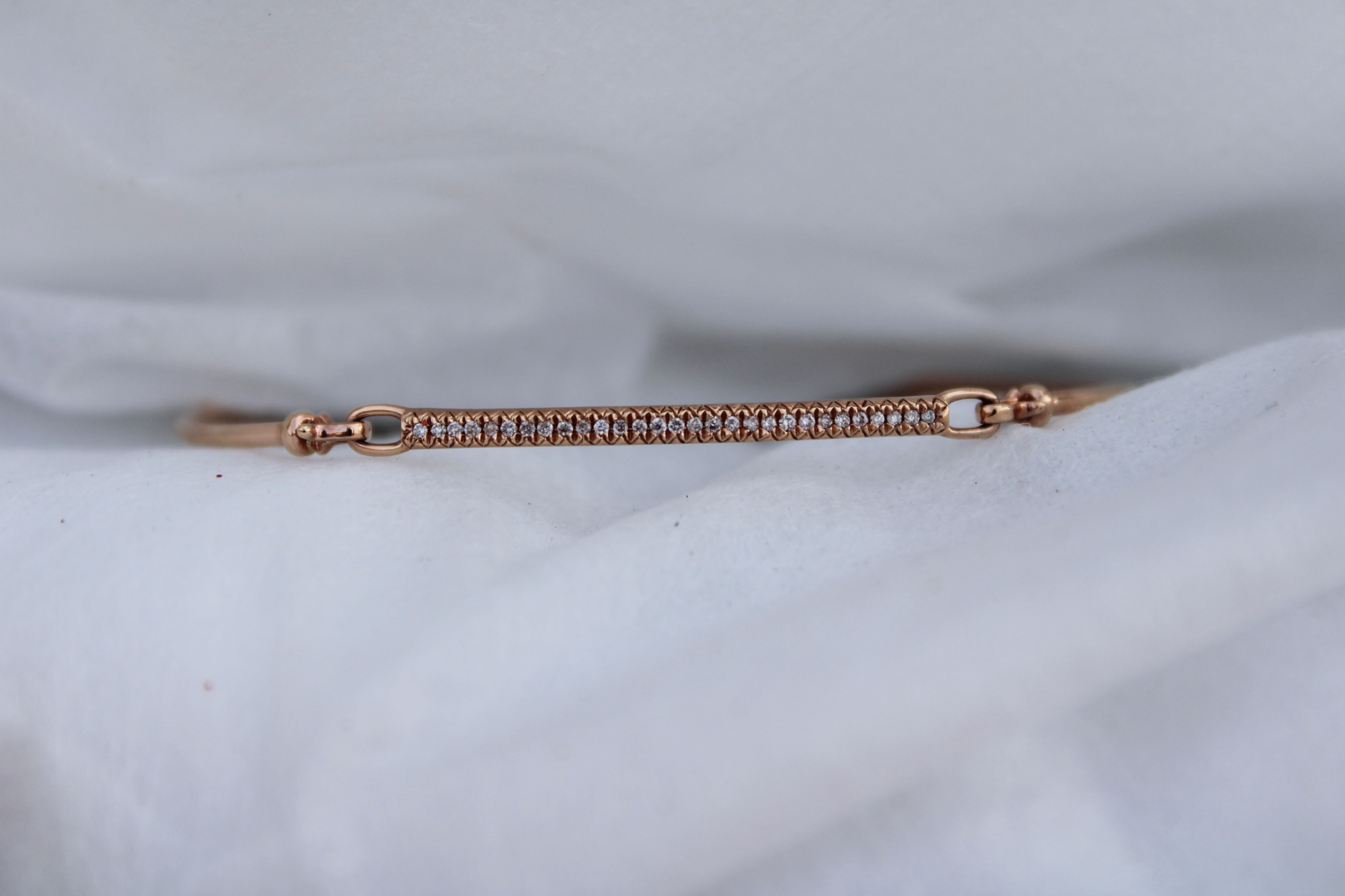 Rose Gold Diamond Bracelet