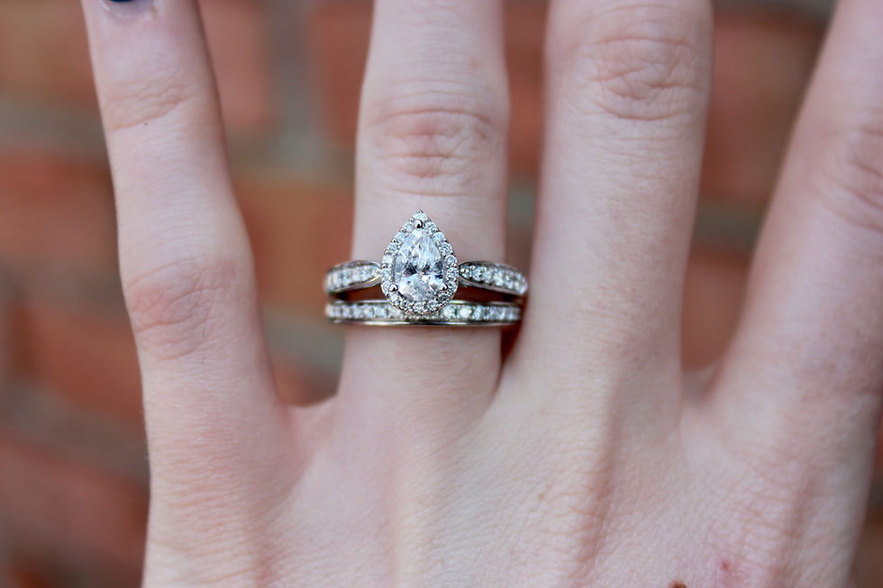 Pear Shaped Engagement Ring