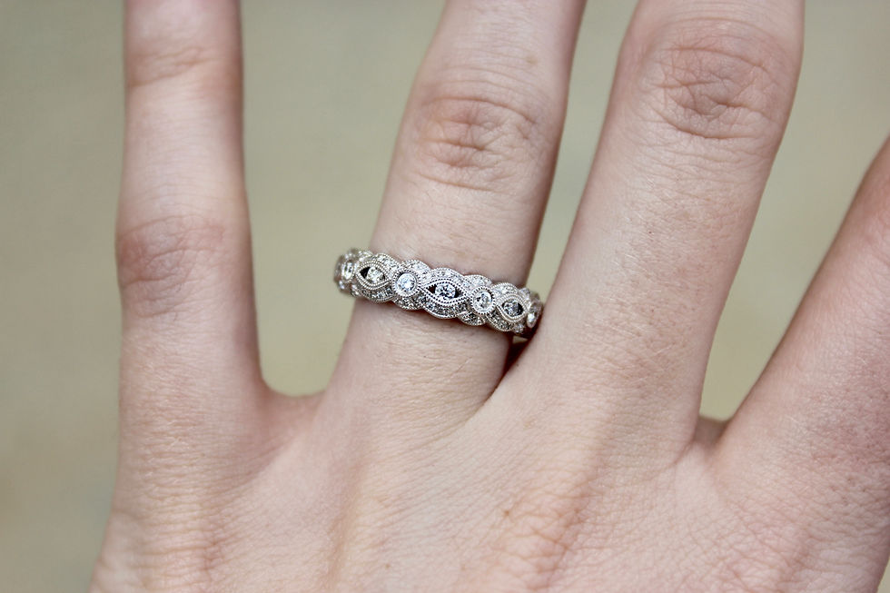 Fancy Diamond Wedding Band