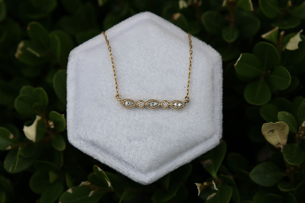 Yellow Gold Detail Bar