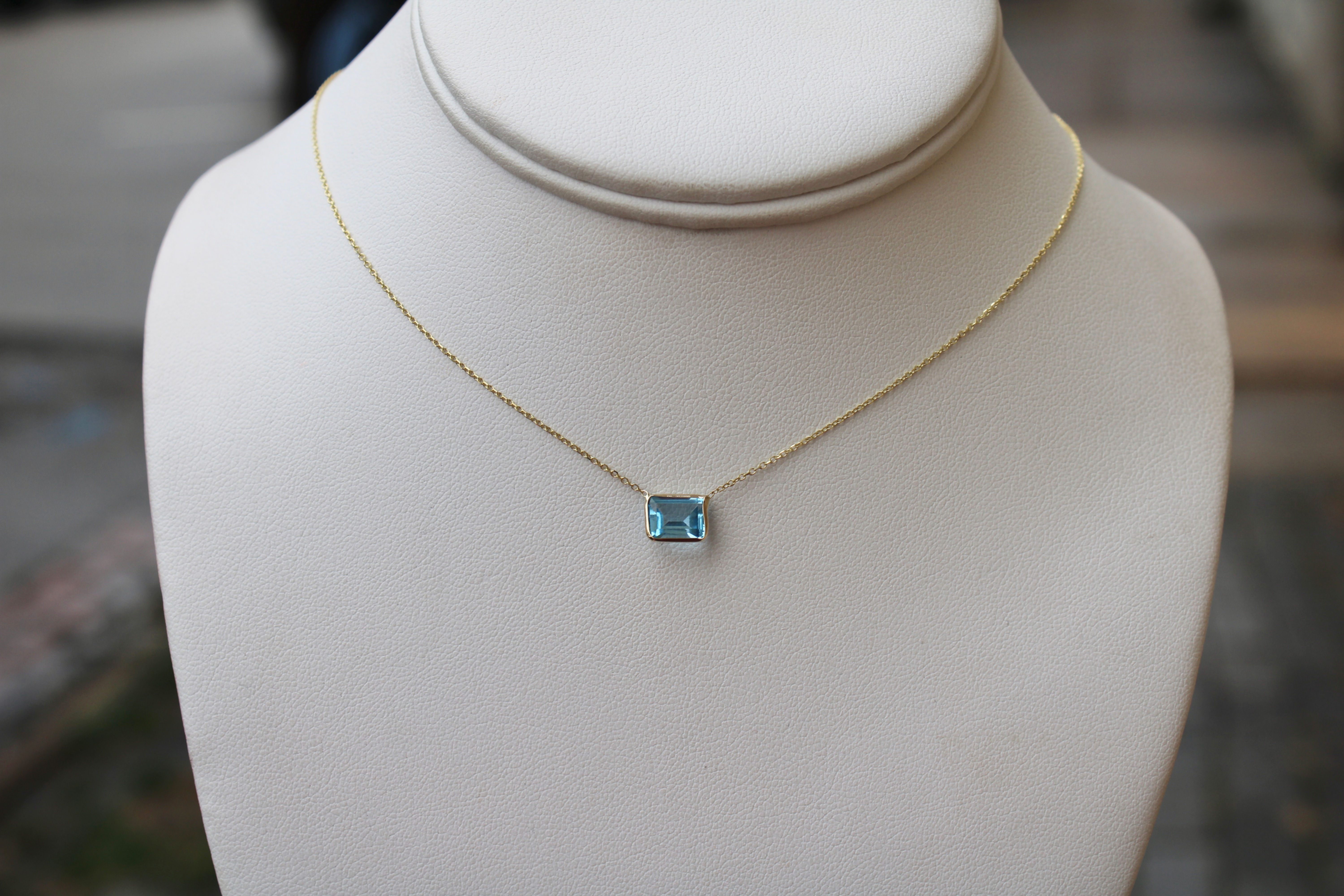 Simplistic Blue Topaz