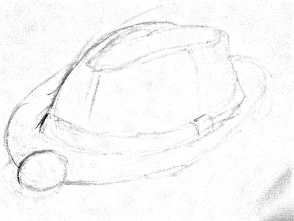 Stilleven: schets lijnen