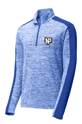 Sport-Tek® PosiCharge® Electric Heather Colorblock 1/4-Zip Pullicro-Mesh 1/4-Zip