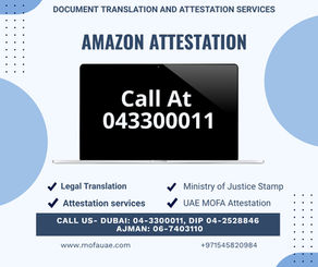 certificate attestation services in UAE