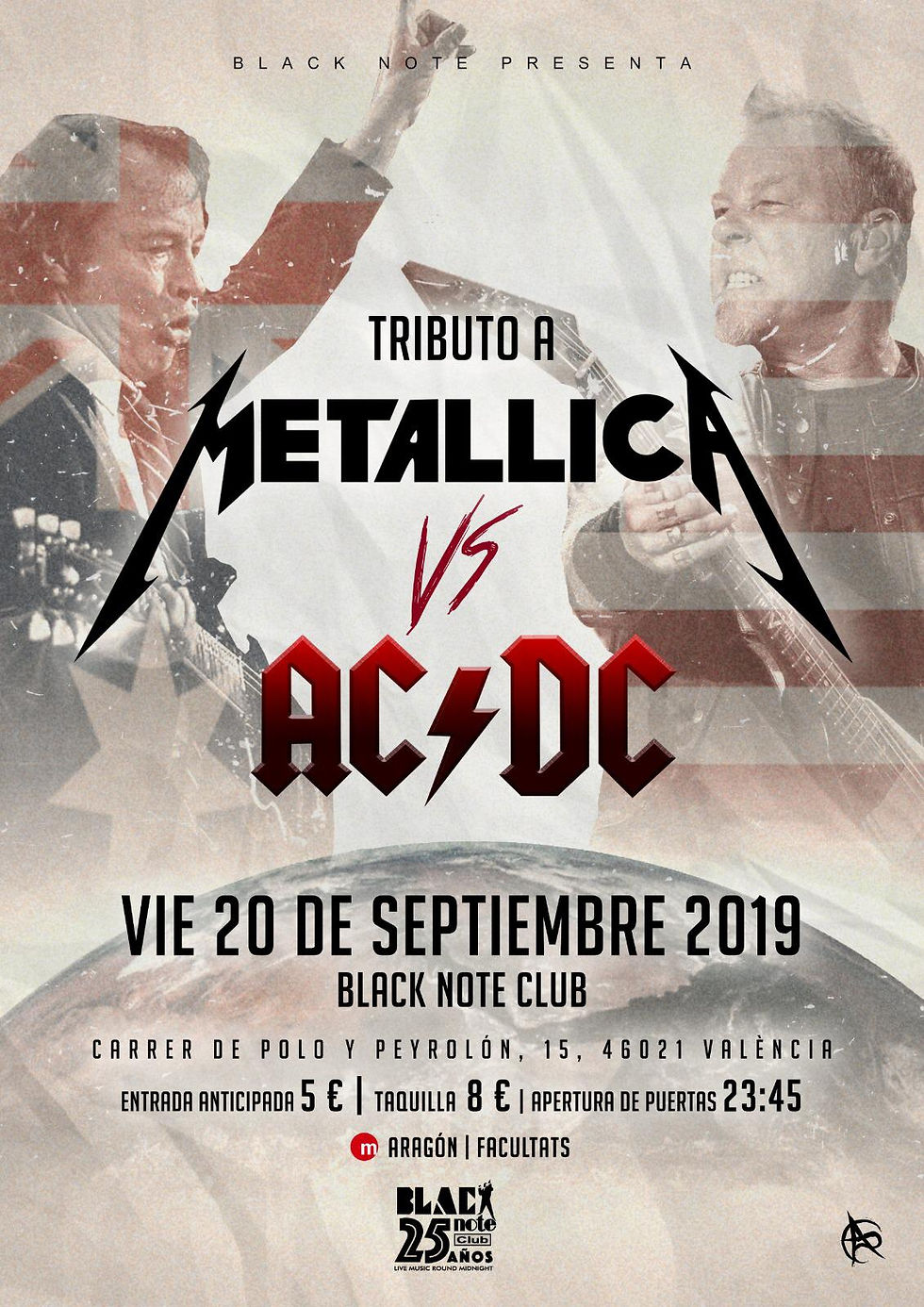 METALLICA VS ACDC - SOLD OUT